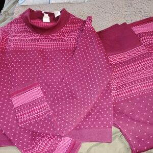 Women's Pink Patterned Sweater